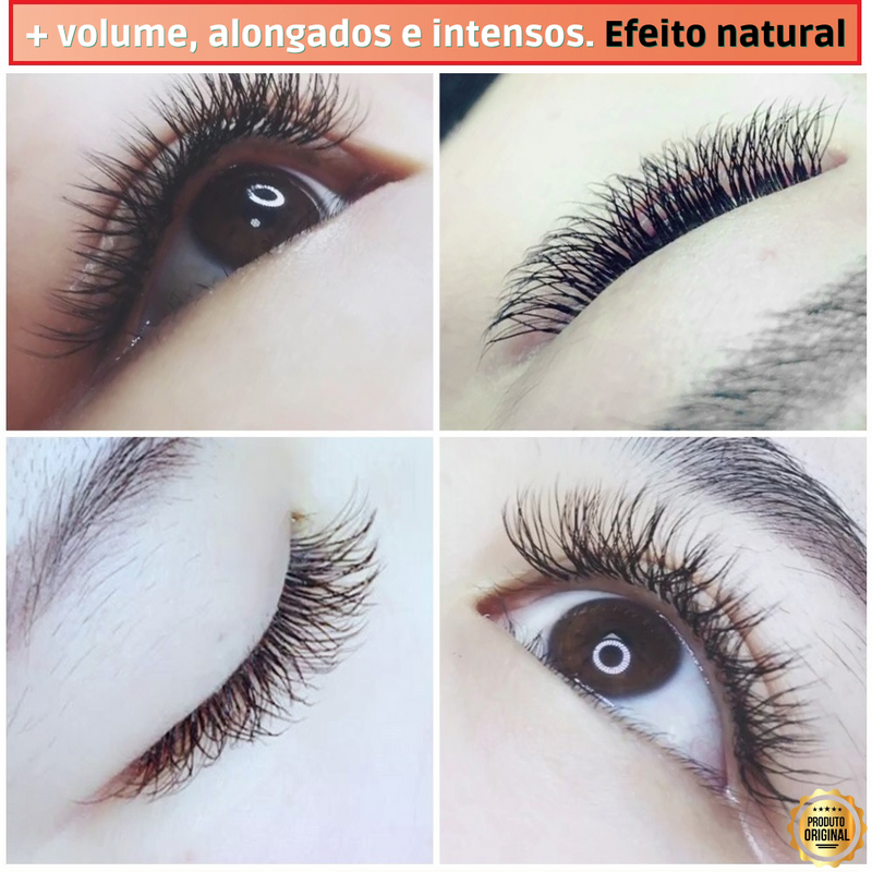 Extensão de Cílios Nagaraku Premium YY Natural volume brasileiro Tecido à Mão Luz Suave